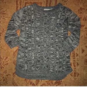 EXCELLENT JASON MAXWELL S gray ribbed knit sweater